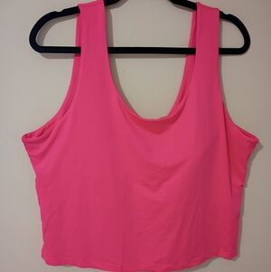 White Birch Bright Pink Brami Top